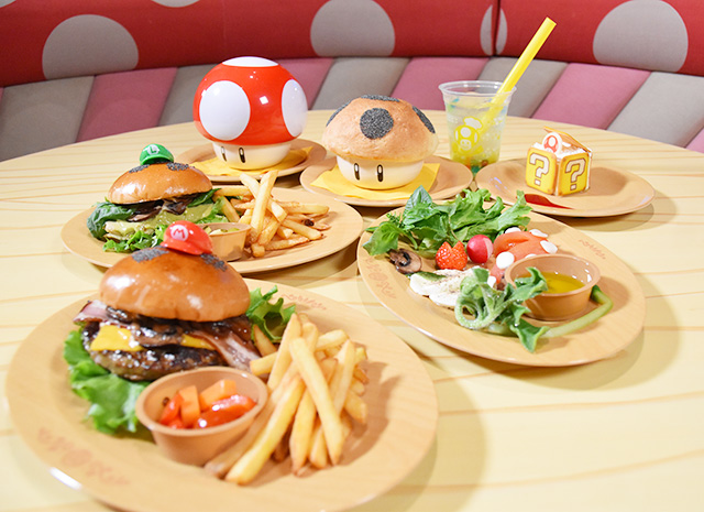 キノピオ・カフェのメニュー各種/USJ「スーパー・ニンテンドー・ワールド」(大阪府/大阪市)