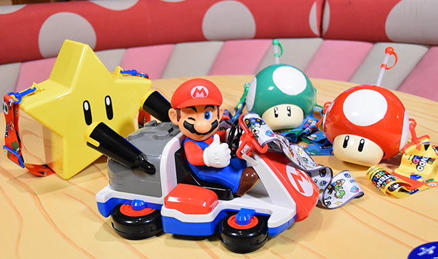 ポップコーンバケツ各種とドリンクボトル各種/USJ「スーパー・ニンテンドー・ワールド」(大阪府/大阪市)