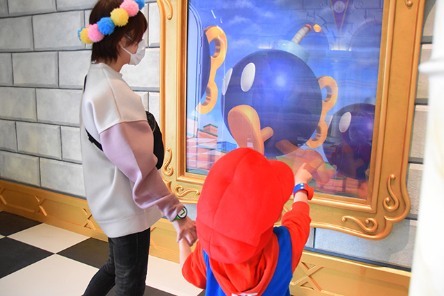 ある秘密が隠されている絵画/USJ「スーパー・ニンテンドー・ワールド」(大阪府/大阪市)