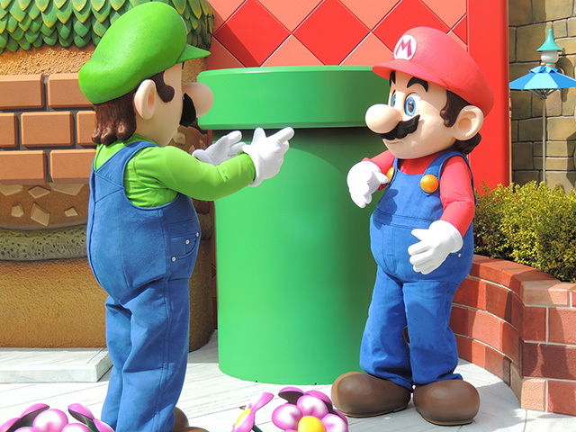 マリオとルイージ/USJ「スーパー・ニンテンドー・ワールド」(大阪府/大阪市)
