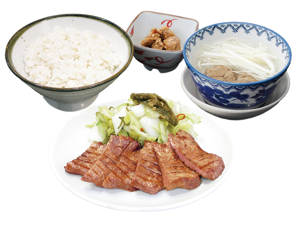 牛たん炭焼利久の牛たん定食/蓮田SA【上り】(Pasar蓮田)(埼玉県/蓮田市)