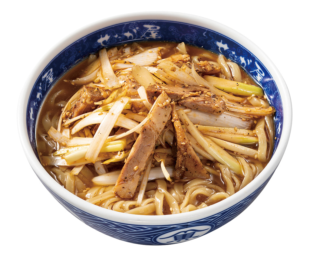 せたが屋の深谷ネギチャーシュー 平打らーめん/蓮田SA【上り】(Pasar蓮田)(埼玉県/蓮田市)
