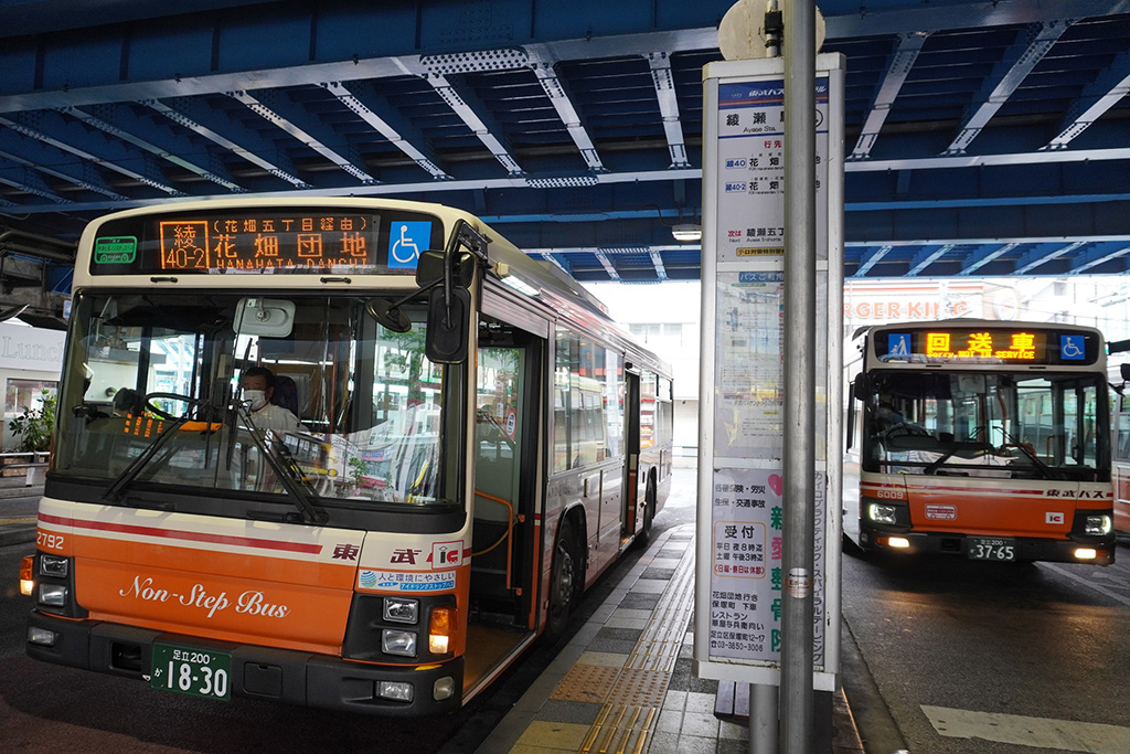 東武バス 綾瀬駅停留所/陣川戸公園(東京都/足立区)