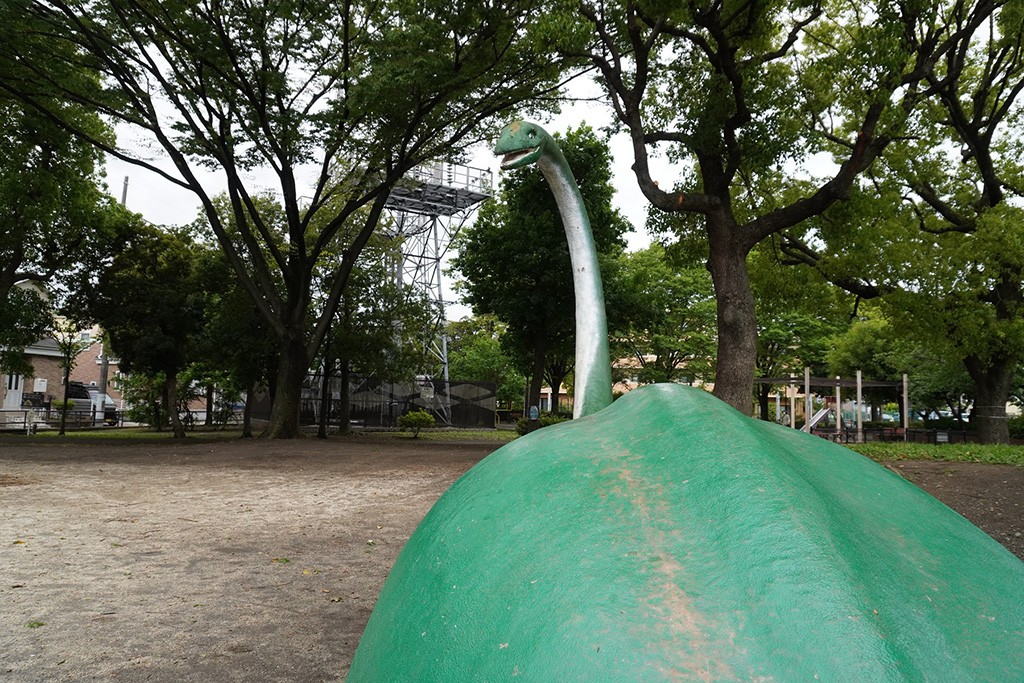 首長竜のモニュメント/陣川戸公園(東京都/足立区)