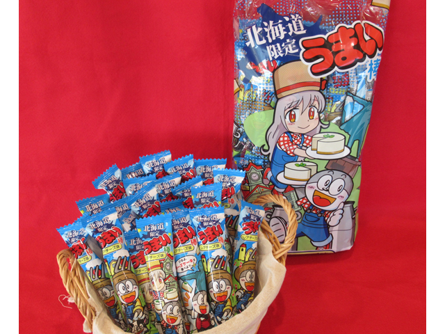 北海道限定うまい棒レアチーズ味/岩見沢SA【下り】