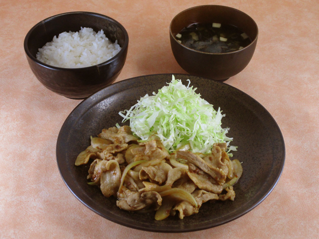 生姜焼定食(大盛)/阿武隈高原SA【上り】