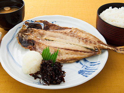 大洗の干物定食(あじ)/友部SA【上り】