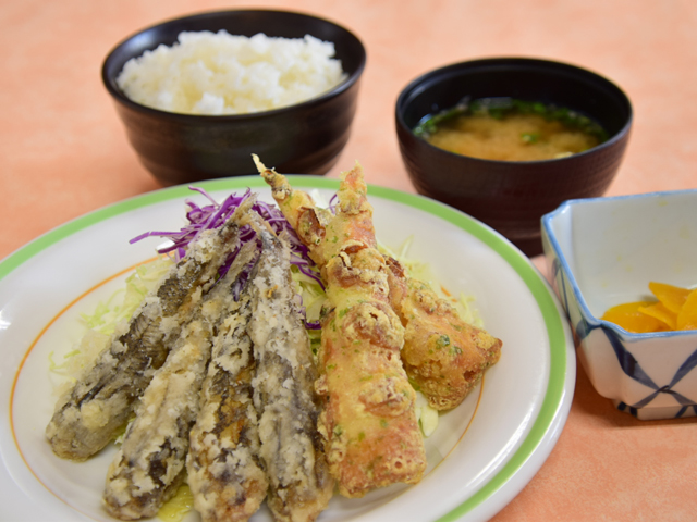 メヒカリ定食/中郷SA【下り】