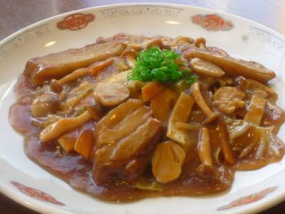 五目餡かけ焼そば/高坂SA【下り】
