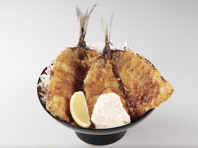 特大アジフライ丼/海老名SA【下り】(EXPASA海老名)