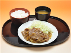 生姜焼き定食/尼御前SA【上り】