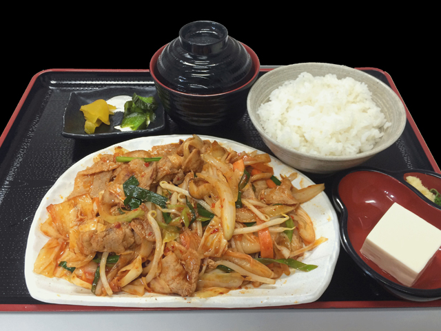 豚キムチ定食/藤枝PA【上り】