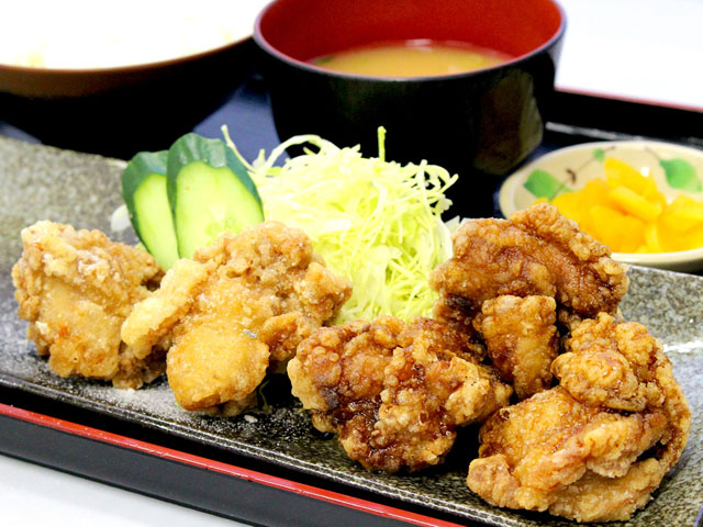 鈴鹿唐揚げ定食(甘塩コンビ)/亀山PA【下り】