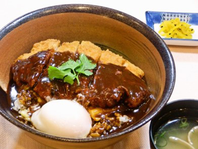 温玉デミカツ丼/吉備SA【下り】