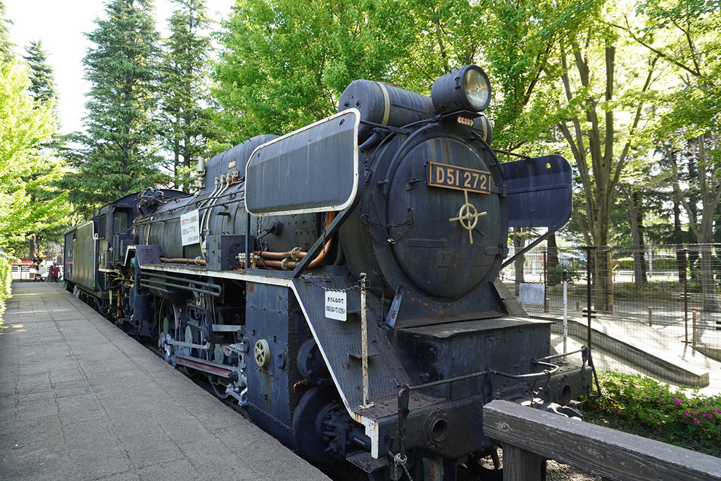 D51形蒸気機関車272号機/世田谷公園(東京都/世田谷区)