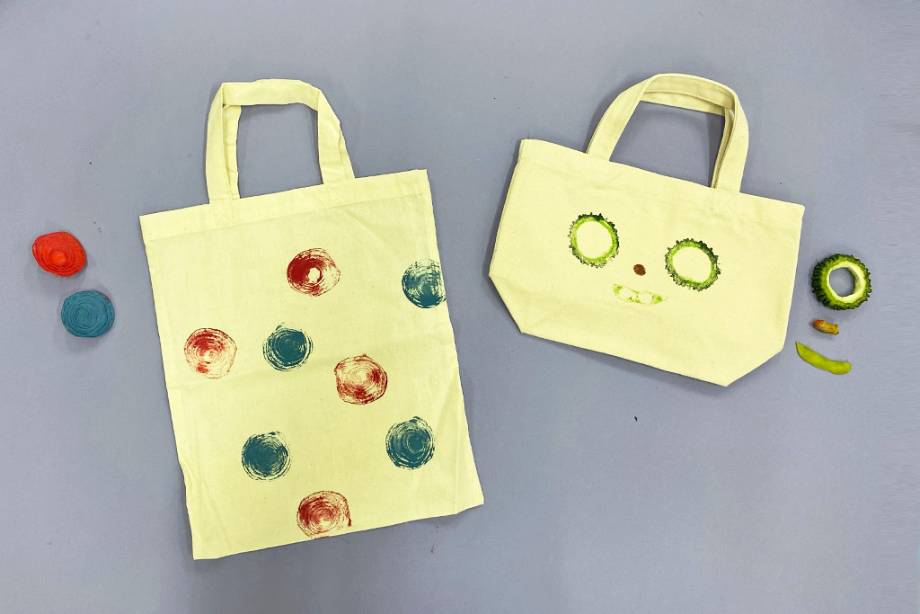 野菜エコバッグ&サコッシュ