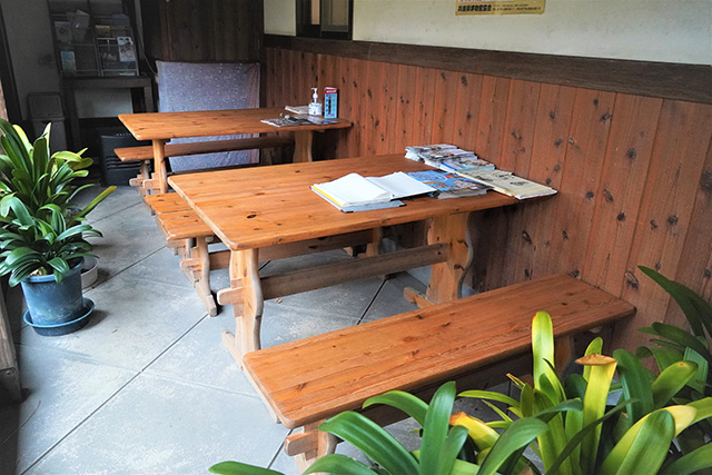 6号館横テーブルスペース/日本玩具博物館(兵庫県/姫路市)