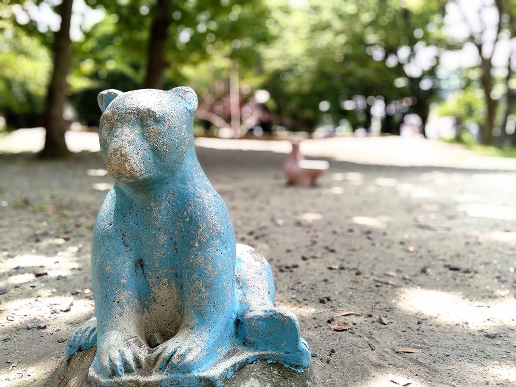 かわいらしいクマ/与野公園(埼玉県/さいたま市)