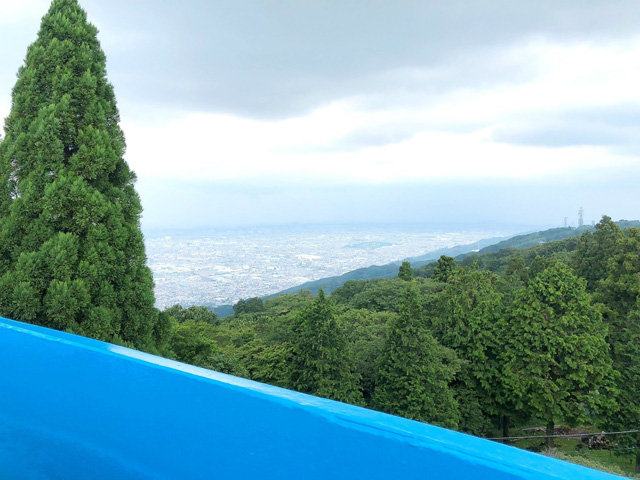 道中は山頂ならではの絶景/生駒山上遊園地(奈良県/生駒市)