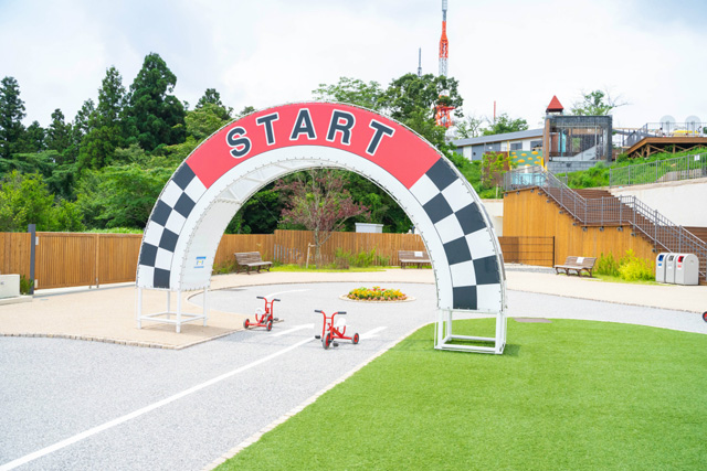 広々としたサーキット/生駒山上遊園地(奈良県/生駒市)