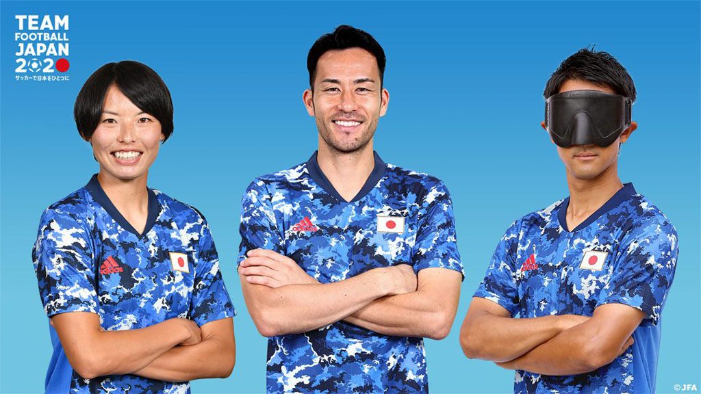 左から:熊谷紗希選手、吉田麻也選手、川村怜選手