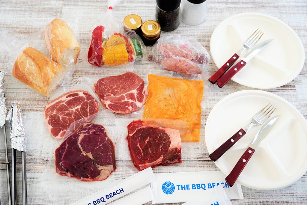 スタンダードグリルセット(2人分)/THE BBQ BEACH in LINKS UMEDA(大阪府/大阪市)