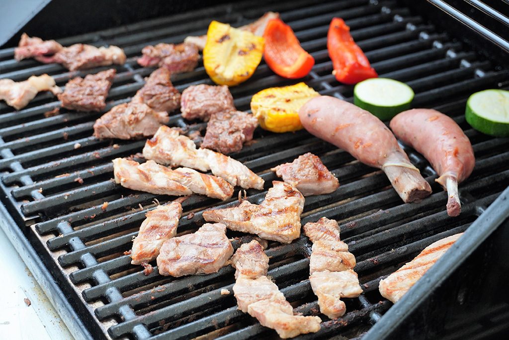火力が強いので、焦がさないように気をつけてね/THE BBQ BEACH in LINKS UMEDA(大阪府/大阪市)