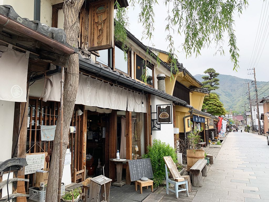 信州上田北国街道柳町(長野県)