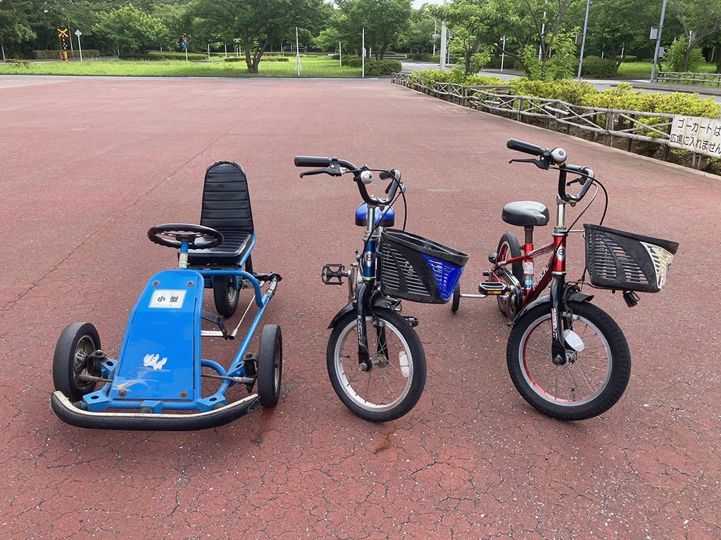 貸出しの乗り物/花見川緑地交通公園(千葉県/千葉市)