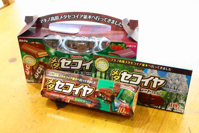 メタセコイヤクッキーとチョコレート/マキノピックランド(滋賀県/高島市)