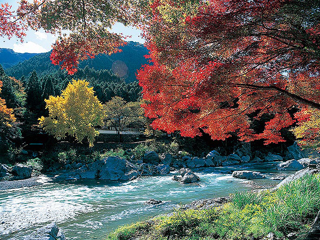 丹波渓谷(山梨県/北都留郡丹波山村)