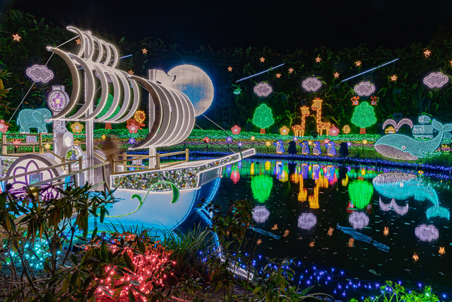 みんなの地球/20th Anniversary 光の花の庭~Flower Fantasy2021~/あしかがフラワーパーク((栃木県/足利市)