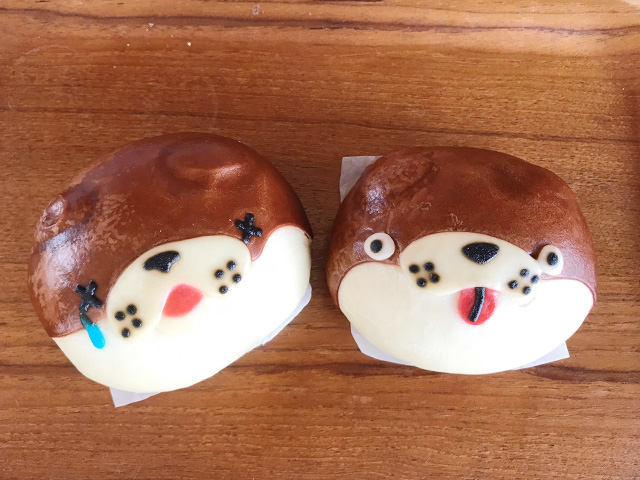 「手のりのカワウソまん」(チョコクリーム)/AQUARIUM ✕ ART átoa(兵庫県/神戸市)