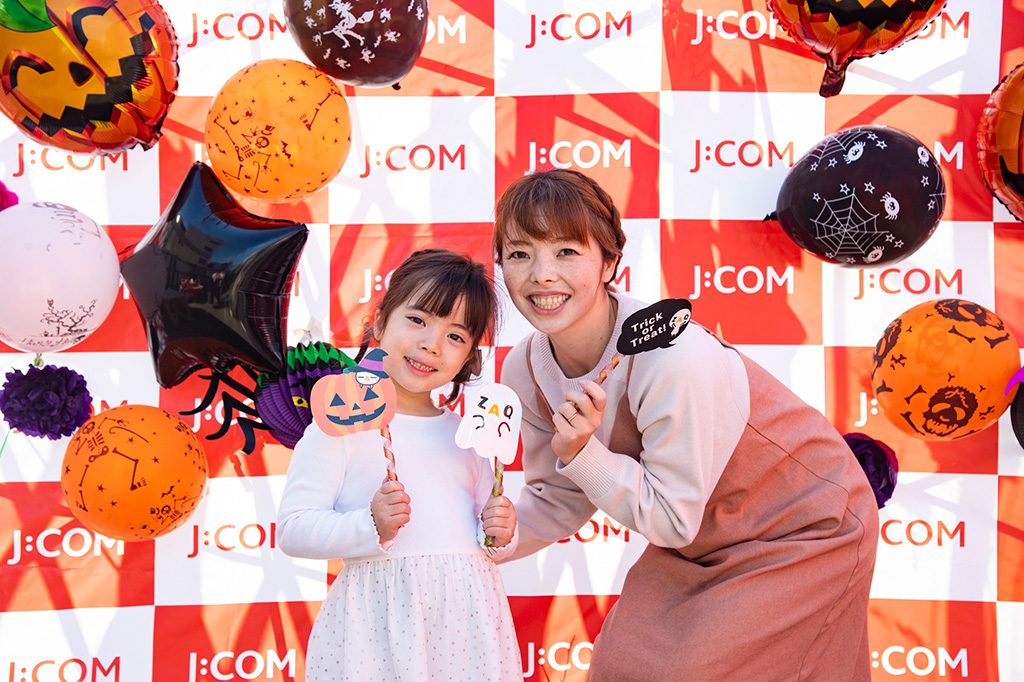 フォトブースでの記念撮影/J:COM “東京わくわくキャラバン”