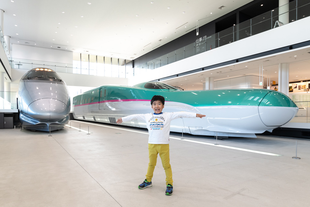 仕事ステーションに展示してある車両/鉄道博物館(埼玉県/さいたま市)