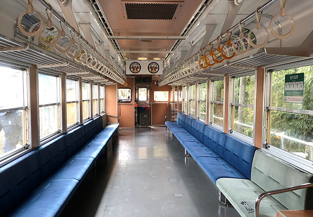 「いすみ鉄道」車内の様子(千葉県/大多喜町)
