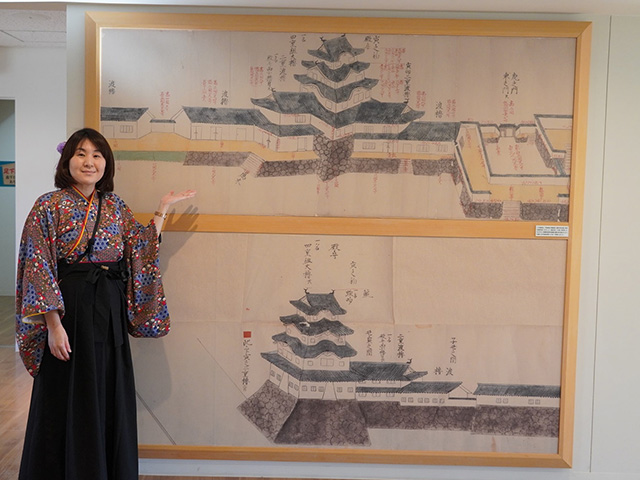 尼崎城分間絵図/尼崎城(兵庫県/尼崎市)