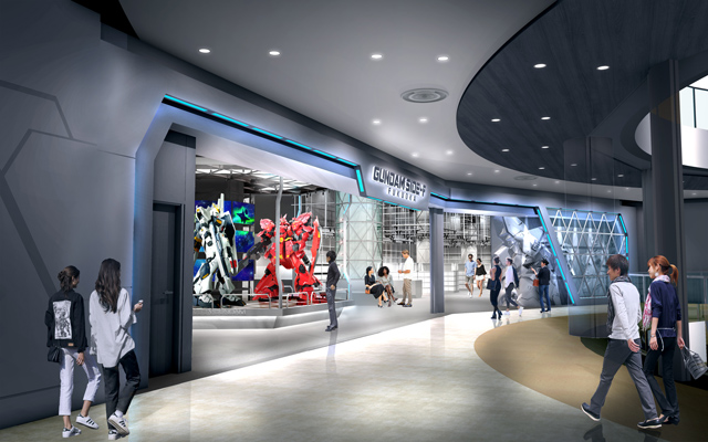 「GUNDAM SIDE-F」店頭イメージ/ガンダムパーク福岡(福岡市)