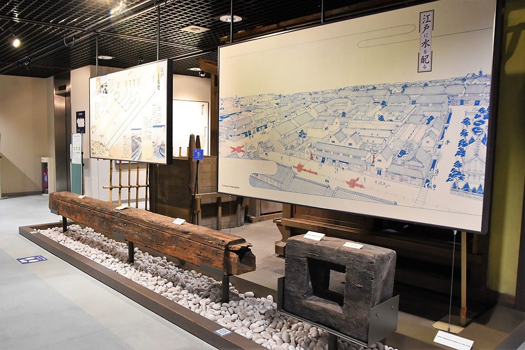 木樋&上水井戸/東京都水道歴史館(東京都/文京区)