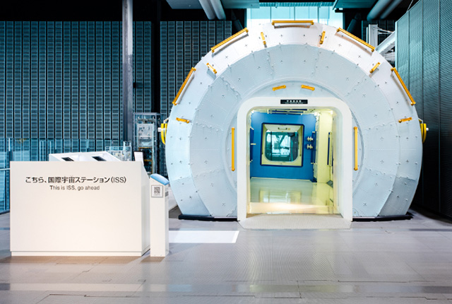 「国際宇宙ステーション(ISS)」の展示/日本科学未来館(東京都/江東区)