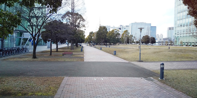 日本科学未来館への歩道(東京都/江東区)
