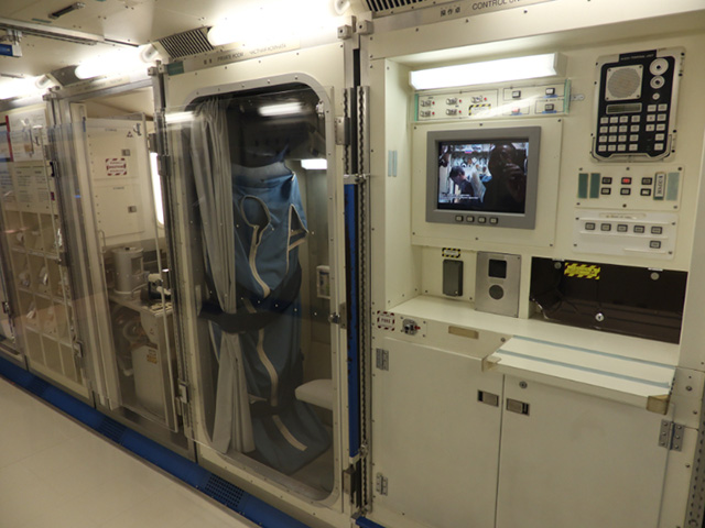 宇宙での暮らし方の展示/日本科学未来館(東京都/江東区)