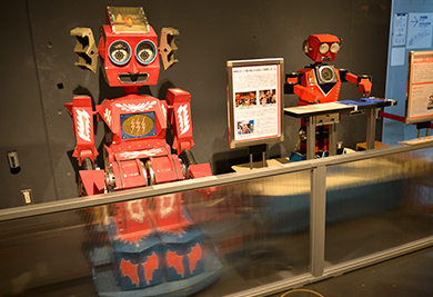 しくみの部屋「相澤次郎氏が作成したロボット」/多摩六都科学館(東京都/西東京市)