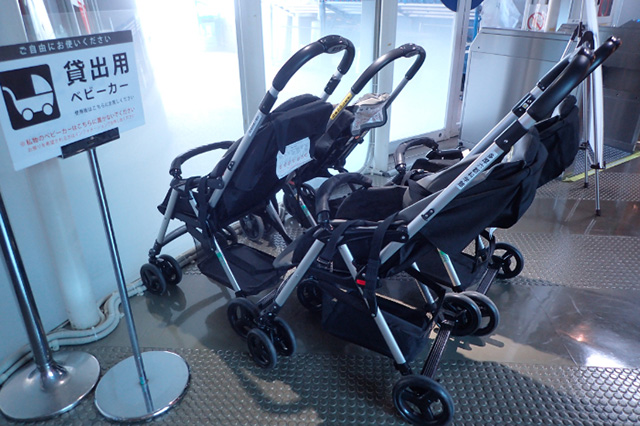 貸し出し用のベビーカー/多摩六都科学館(東京都/西東京市)