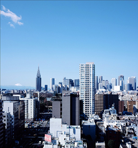 防災ラウンジからの眺め/消防博物館(東京都/新宿区)