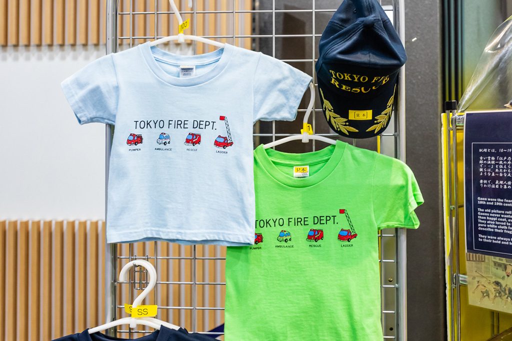 オリジナルのTシャツや帽子/消防博物館(東京都/新宿区)