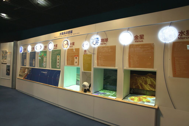 惑星の表面にさわれる立体模型/大阪市立科学館(大阪府)