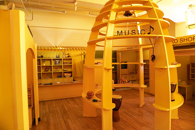 「おんがくコーナー」/東京おもちゃ美術館(東京都/新宿区)