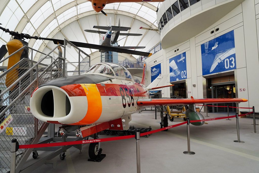 国産初のジェット練習機「富士T-1B」/所沢航空発祥記念館(埼玉県/所沢市)