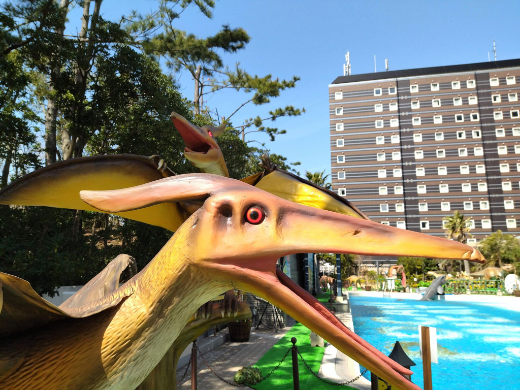翼竜の中で最大級の大きさのプテラノドン/ダイナソーアドベンチャーツアー in 東京ベイ幕張(千葉県)